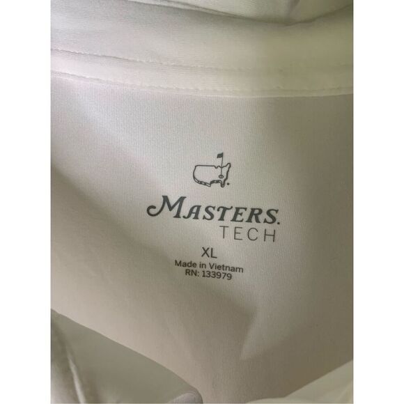 Masters Tech Golf Polo white men's size XL new with tags - Picture 4 of 7